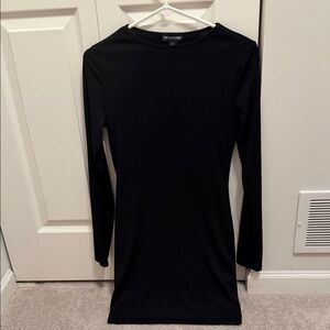 PrettyLittleThing Black Ribbed Top
